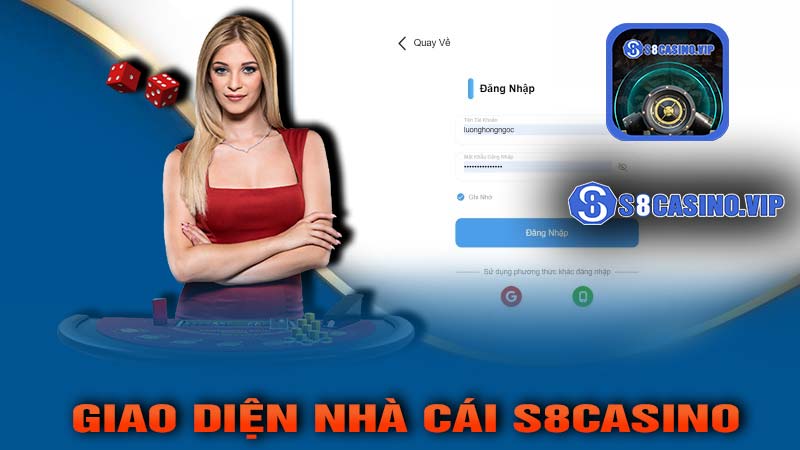 Giao diện nhà cái s8casino